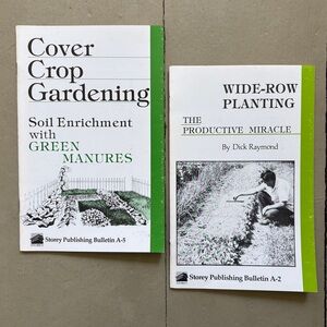 2 1977 Gardening Farming Booklets Green Manure Soil Enrichment Storey Garden Way